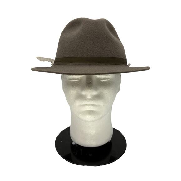 Quaker Marine Supply Company Fedora Hat Made by Wegener, Germany Size 7 1/8 - Picture 1 of 13